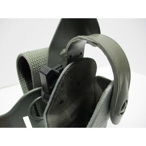 SAFARILAND Drop Leg Holster & Shroud Gray 6005-73 Fits Beretta 92 Right Hand - Picture 3 of 8